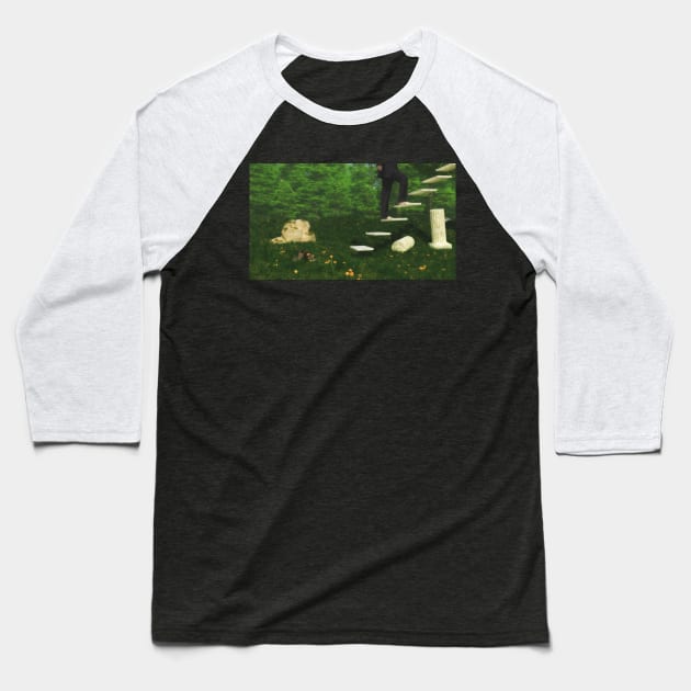 The spiritual journey Baseball T-Shirt by Ryan Rad